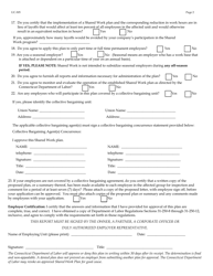 Form UC-305 Application for Shared Work - Connecticut, Page 2