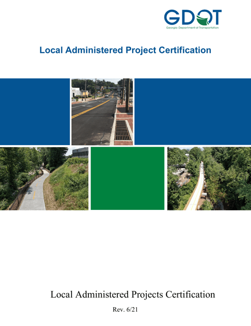 Local Administered Projects Certification Application - Georgia (United States) Download Pdf
