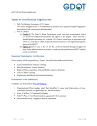 Local Administered Projects Certification Application - Georgia (United States), Page 7