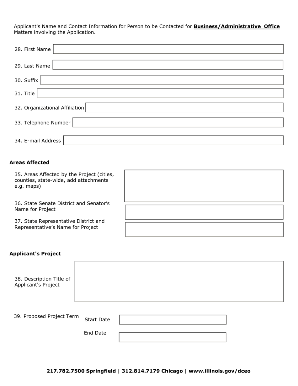 Illinois Uniform Application for State Grant Assistance - Fill Out ...