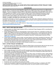 Form ISD/CCPEB-005 Application for Listing an Ozone Depleting Substances Offset Project Form - California, Page 5