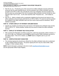 Form ISD/CCPEB-020 Evaluation of Conflict of Interest for Offset Projects - California, Page 14