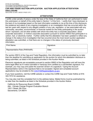 Form ISD/CCPEB-134 CAP-And-Trade Auction Application: Auction Application Attestation Disclosure - California, Page 3