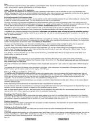 Form JD-CV-148 Civil Protection Order Information Form - Connecticut, Page 2