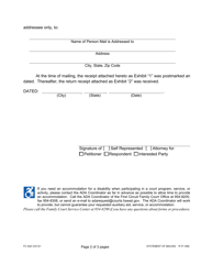 Form 1F-P-1066 Statement of Mailing - Hawaii, Page 2