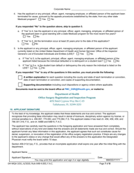 Form DH-MQA1031 Office Surgery Registration Application - Florida, Page 7