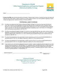 Form DH-MQA1031 Office Surgery Registration Application - Florida, Page 8
