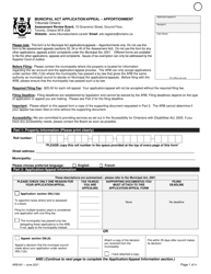 Form ARB-M1 &quot;Municipal Act Application/Appeal - Apportionment&quot; - Ontario, Canada, Page 4