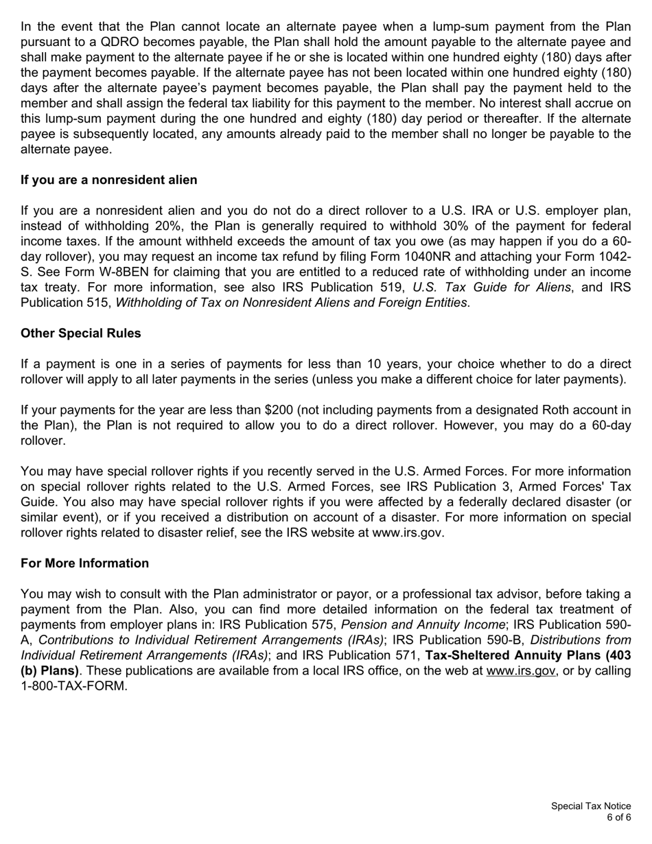 Form 4525 Application for Refund of Member Contributions and Direct Rollover / Direct Payment Selection - Kentucky, Page 9
