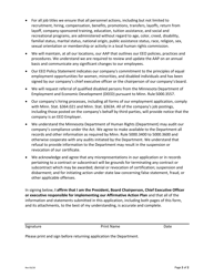 Workforce Certificate of Compliance Application - Minnesota, Page 2