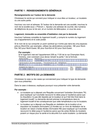 Instruction pour Demande De Prolongation Ou De Raccourcissement D&#039;un Delai - Ontario, Canada (French), Page 4