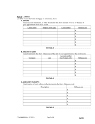 Form CC-GN-011 &quot;Inventory and Information Report&quot; - Maryland, Page 5