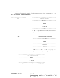 Form CC-GN-012 Fiduciary&#039;s Account - Maryland, Page 9
