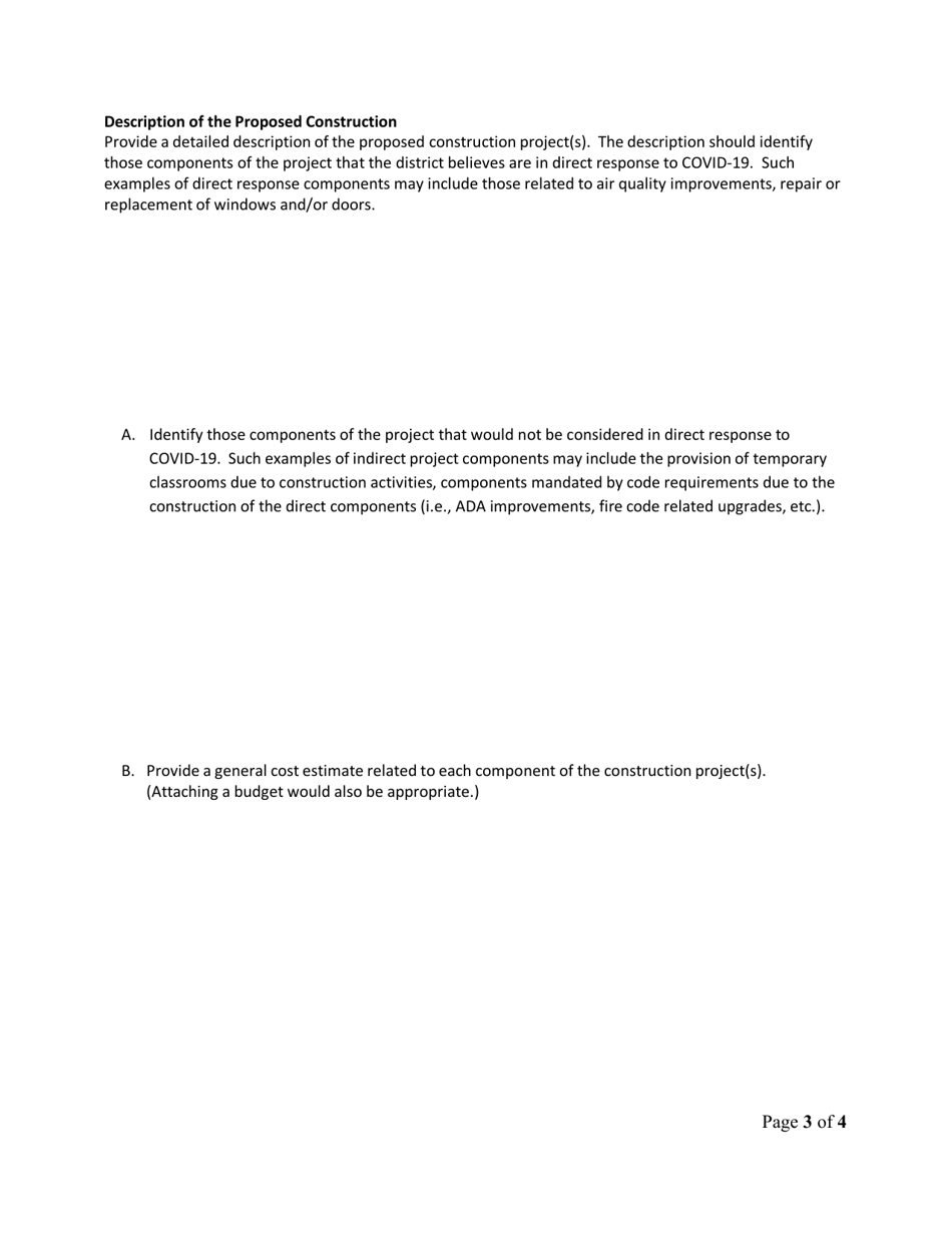 Approval Request Form for Construction Project - Nebraska, Page 3