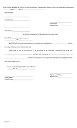 Amendment to Surface Lease With Subsurface Agreement - Louisiana, Page 2