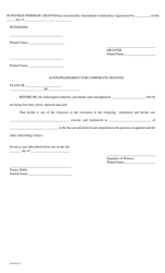 Amendment to Subsurface Agreement - Louisiana, Page 2
