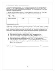 Scrap Metal Dealer Renewal Application - Kansas, Page 5