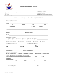 Form NVCA EDR Eligibility Determination Request - Nebraska, Page 2