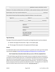 Caption and Signature Form - North Dakota, Page 6