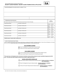Security Guard Training School Application - New York, Page 10