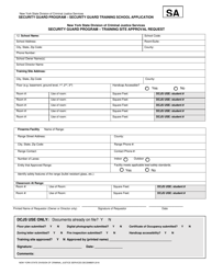 Security Guard Training School Application - New York, Page 11