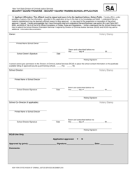 Security Guard Training School Application - New York, Page 12