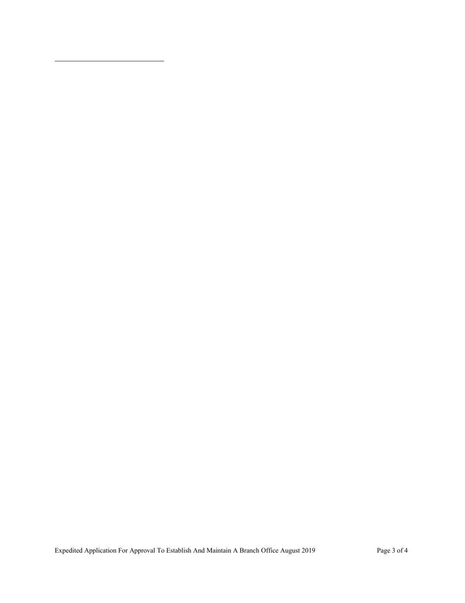 Expedited Application for Approval to Establish and Maintain a Branch Office for a Financial Insitution or Credit Union Under Banking Bulletin Number 2000-1 - Rhode Island, Page 7