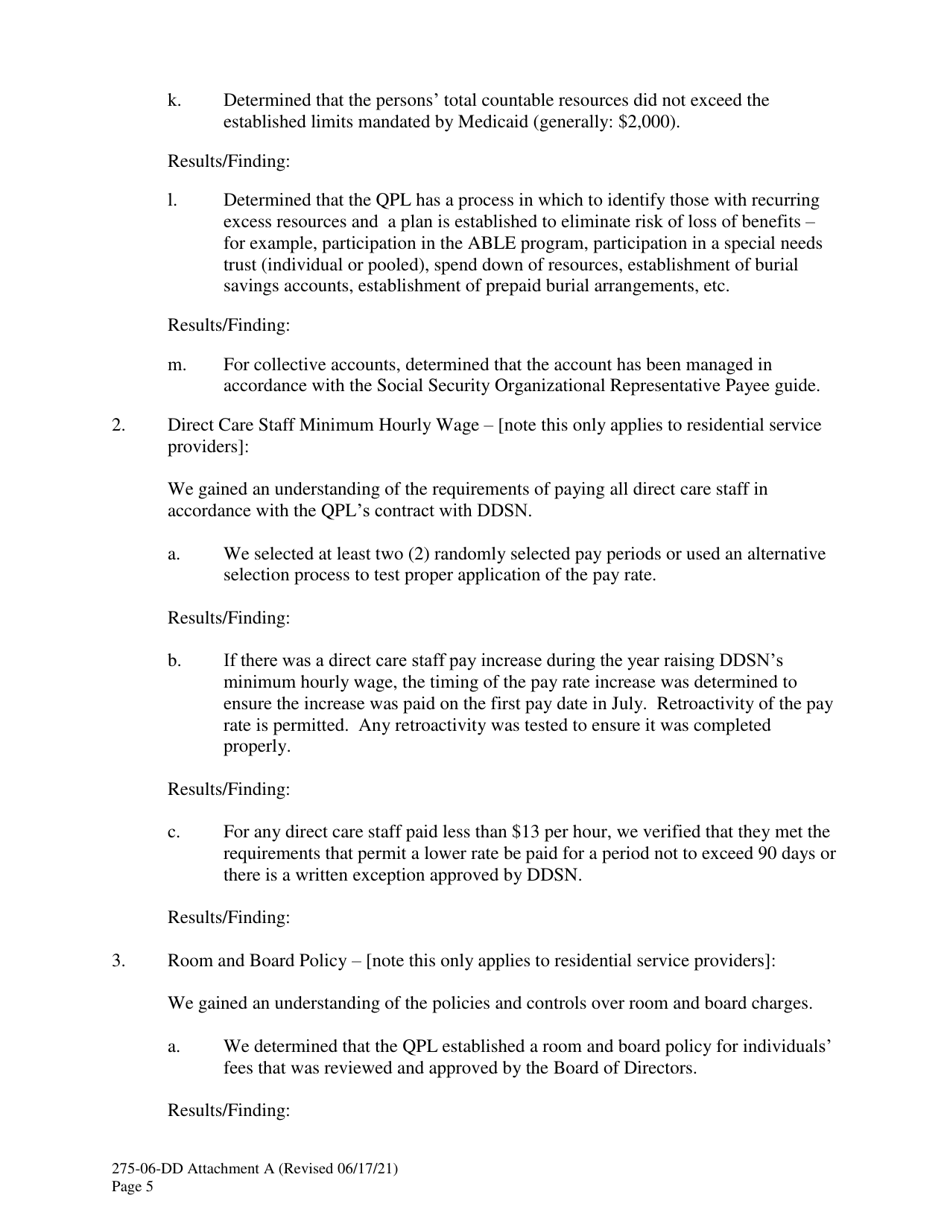 Independent Accountants Report on Applying Agreed-Upon Procedures - South Carolina, Page 5