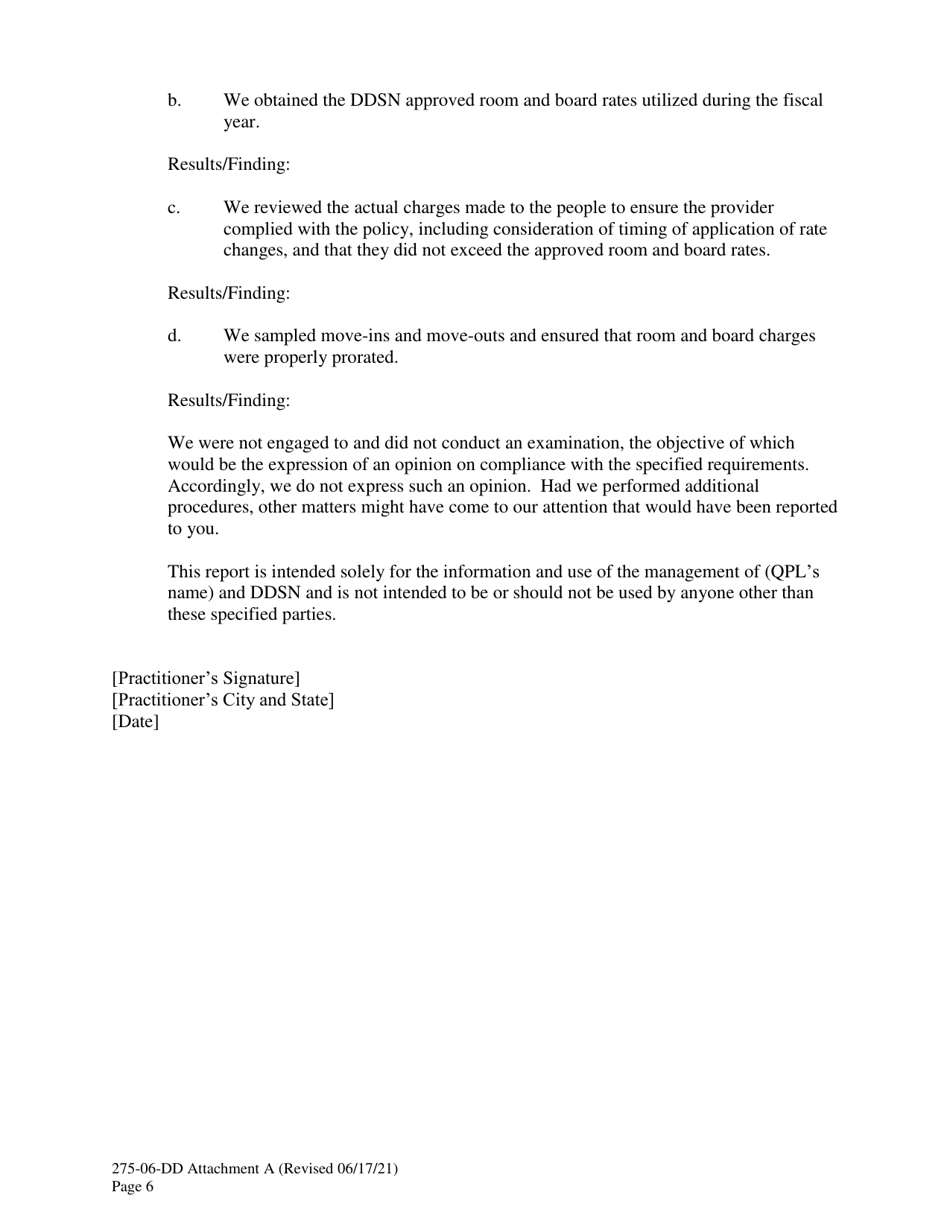 Independent Accountants Report on Applying Agreed-Upon Procedures - South Carolina, Page 6