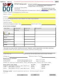 SD Form 2320 &quot;Rtap Request&quot; - South Dakota