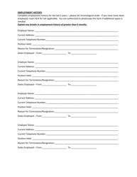 New Doctor Chiropractic License Application - South Dakota, Page 4