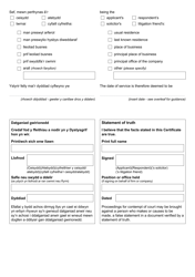 Form FP6 Certificate of Service - United Kingdom (English/Welsh), Page 2