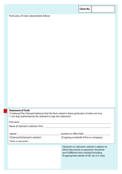 Form ADM1 Claim Form (Admiralty Claim in Rem) - United Kingdom, Page 2