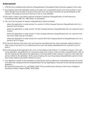 Form N500 Claim Form (Directors Disqualification Application) - United Kingdom, Page 3