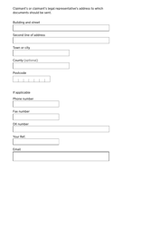 Form N500 Claim Form (Directors Disqualification Application) - United Kingdom, Page 5
