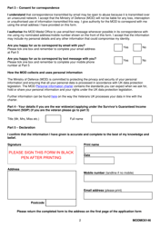 Form MODMO0146 HM Armed Forces Veterans Badge Application Form - United Kingdom, Page 4