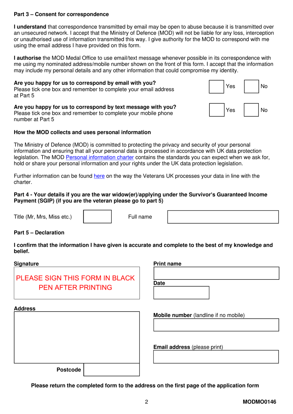 Form MODMO0146 - Fill Out, Sign Online and Download Fillable PDF ...