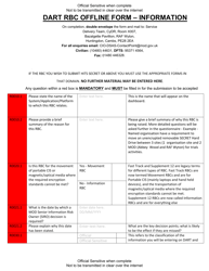 Document preview: Dart Rbc Offline Form - Information - United Kingdom