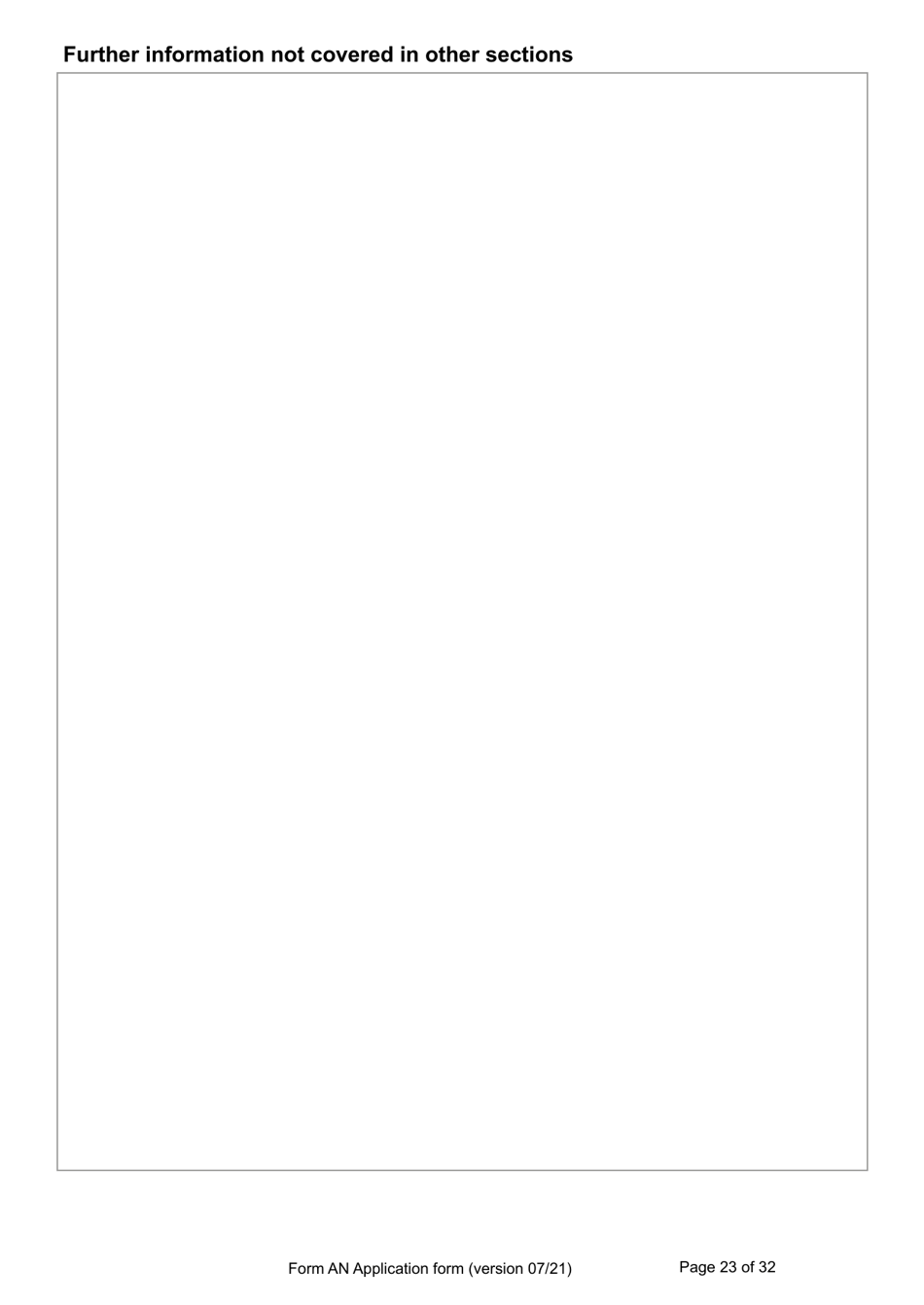 Form AN Application for Naturalisation as a British Citizen - United Kingdom, Page 23