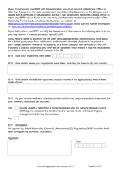 Form AN Application for Naturalisation as a British Citizen - United Kingdom, Page 26