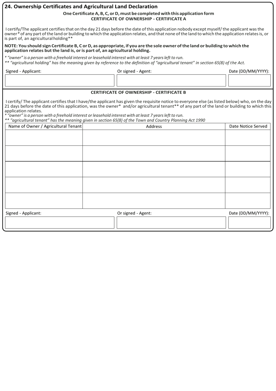 Application for Planning Permission - United Kingdom, Page 10