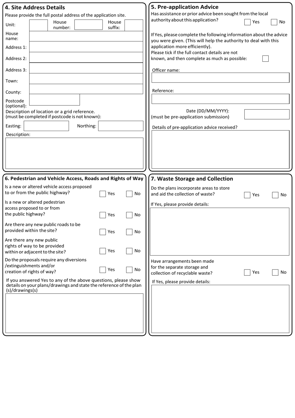Application for Planning Permission - United Kingdom, Page 3