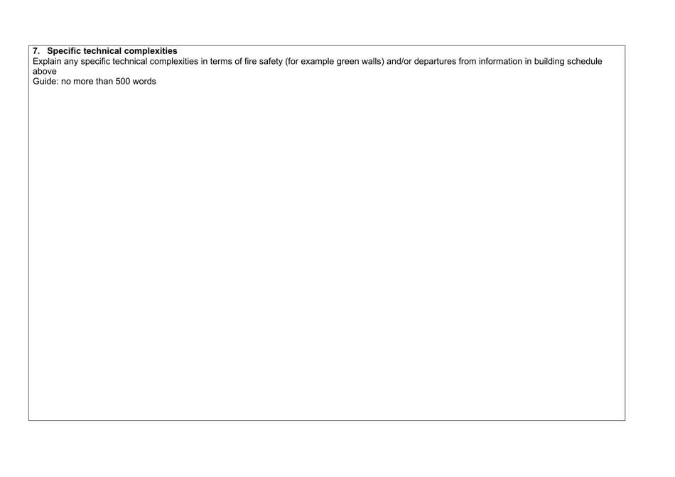 Fire Statement Form - United Kingdom, Page 6