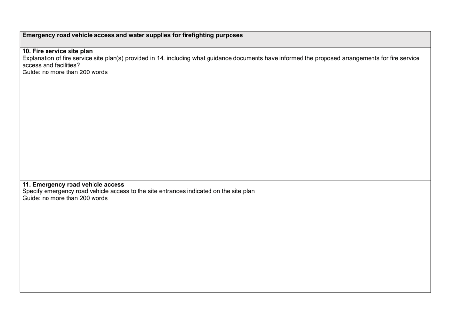 Fire Statement Form - United Kingdom, Page 9