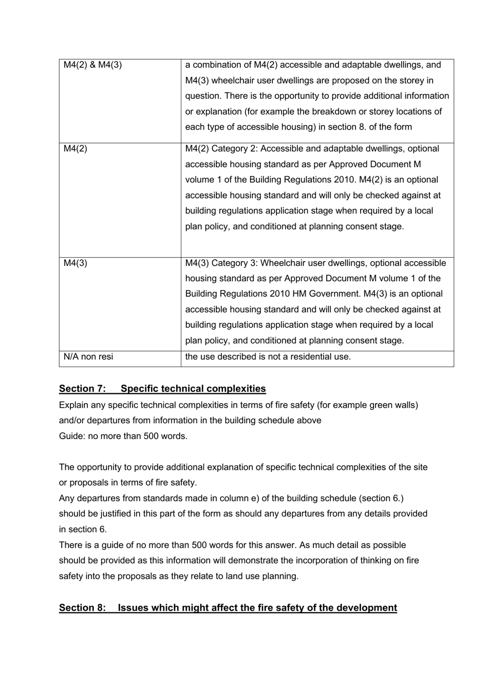 Instructions for Fire Statement Form - United Kingdom, Page 11