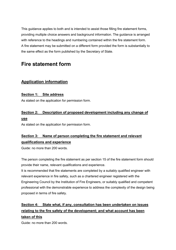 Instructions for Fire Statement Form - United Kingdom, Page 2