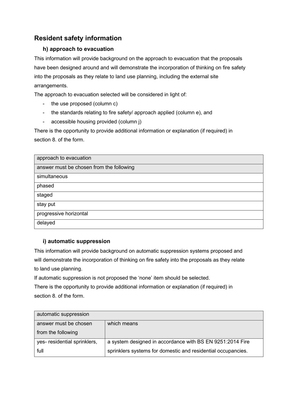 Instructions for Fire Statement Form - United Kingdom, Page 9