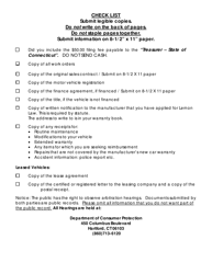 Request for Arbitration - Automobile Dispute Settlement Program - Connecticut, Page 16