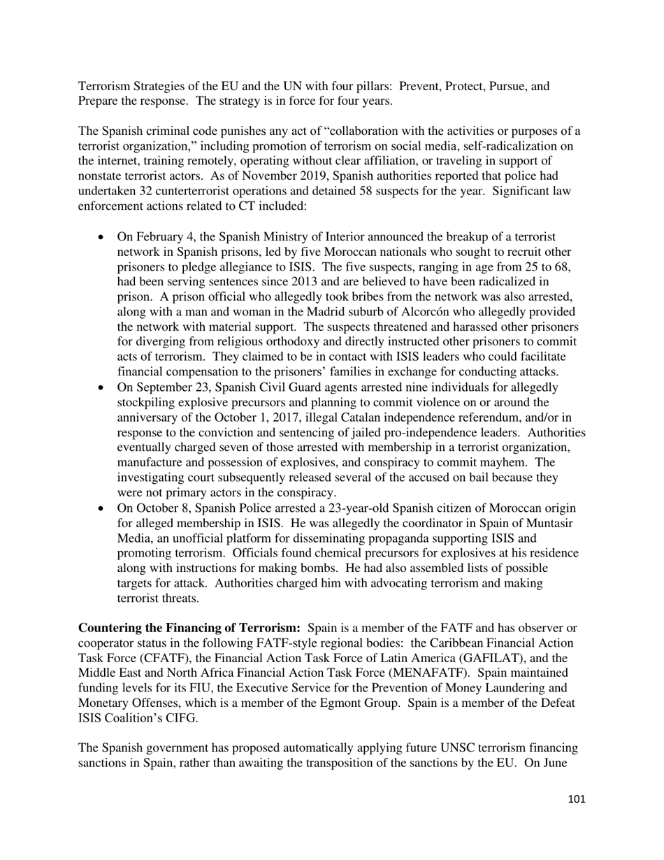 Country Reports on Terrorism, Page 102