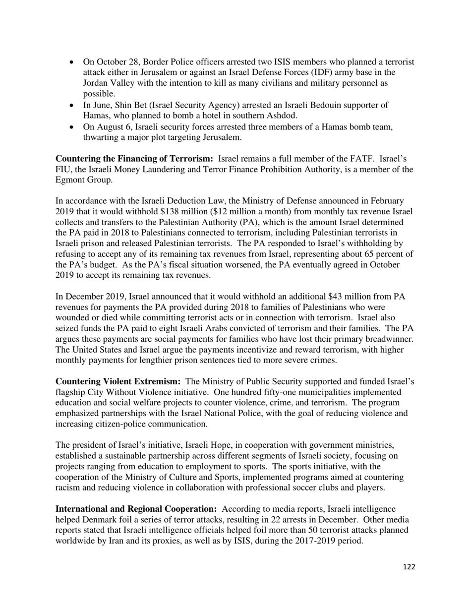 Country Reports on Terrorism, Page 123